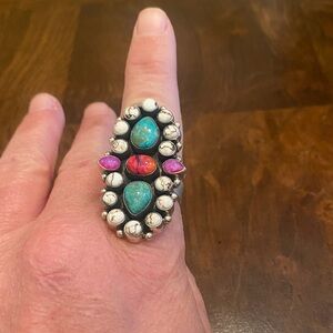 Colorful Stone Statement Ring